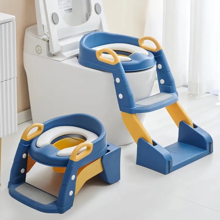 2 - in - 1 Potty Chair and Toilet Training Ladder - DB - L004 - B - Planet Junior