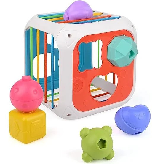 2 in 1 Shape Stacking and Sorting Box - BLL - MT - 8994A - Planet Junior