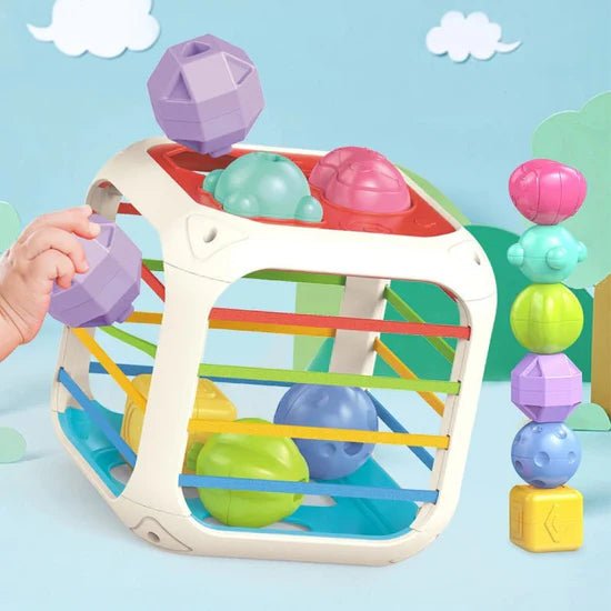 2 in 1 Shape Stacking and Sorting Box - BLL - MT - 8994A - Planet Junior