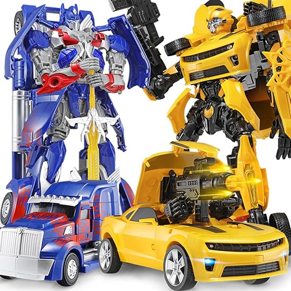 2 - in - 1 Transformer Inspired Robot Car Action Figure - AKT - W8824A - Planet Junior