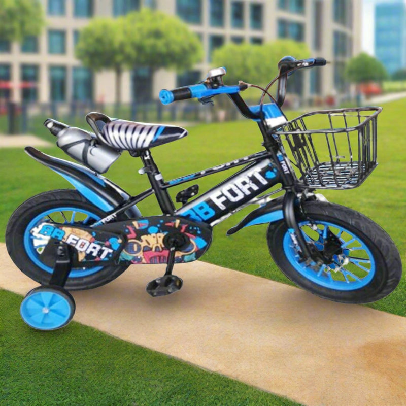 20" BB Fort Bicycle with Basket, Bottle Holder and Training Wheels - BLL - B20 - 209 - 20 - Planet Junior