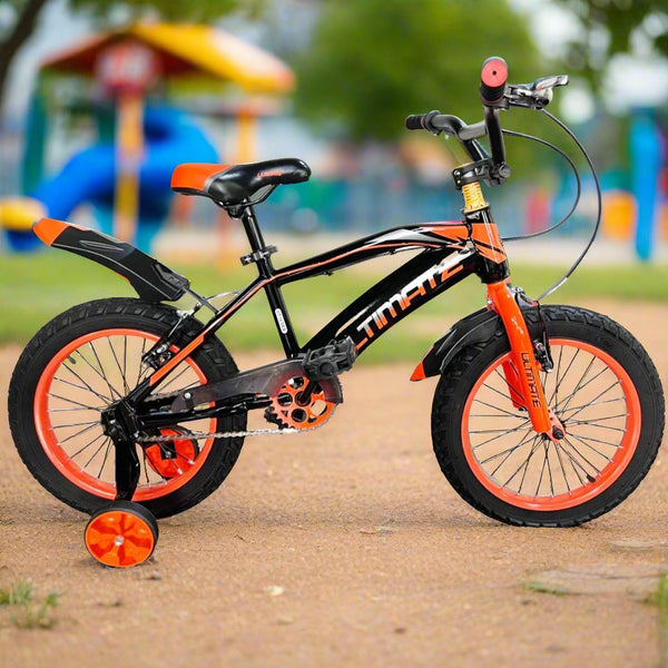 20" Colorful Bicycle | Black/Orange - BLL - B20 - 9CL - Planet Junior