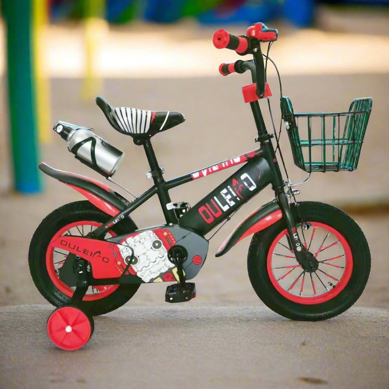 20" Ouleiao Bicycle with Basket and Training Wheels - BLL - B20 - 586 - 14 - Planet Junior