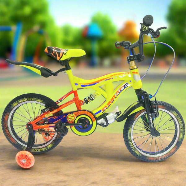 20" SunrAce Bicycle | Yellow - BLL - B20 - 75CC - Planet Junior