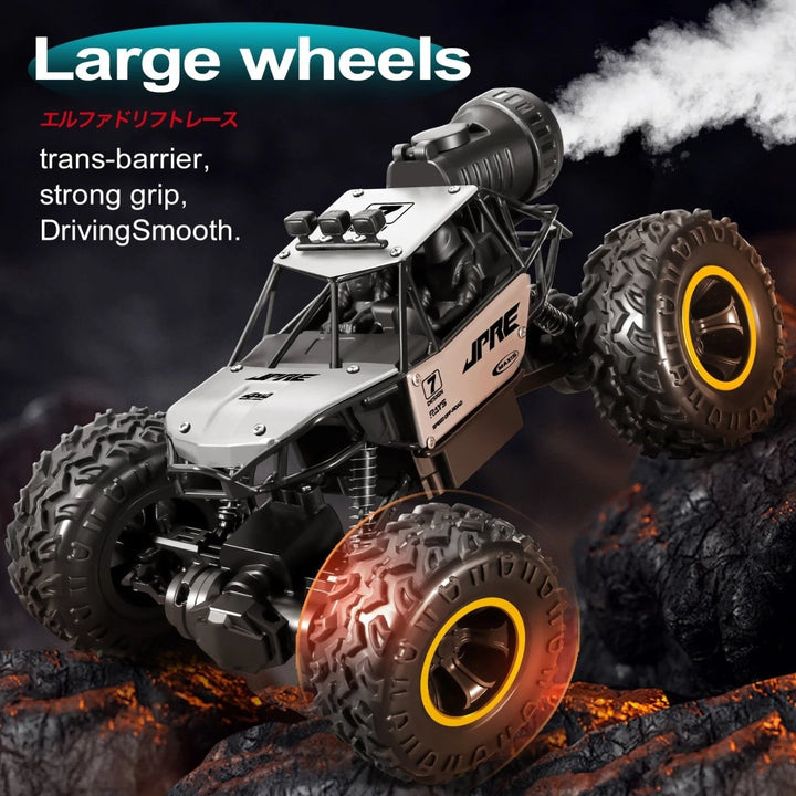 2.4 Ghz Spray Climbing RC Car with Live Camera – Shock Absorbing 4WD Rock Crawler - UT - MKCAM - Planet Junior