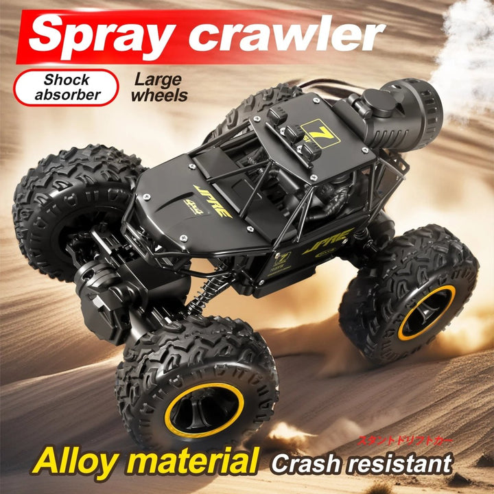 2.4 Ghz Spray Climbing RC Car with Live Camera – Shock Absorbing 4WD Rock Crawler - UT - MKCAM - Planet Junior