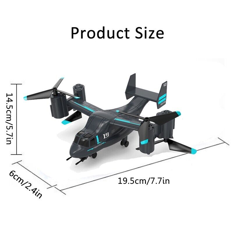 2.4GHz LM19 Remote Control Plane Shaped Drone - ST19130 - Planet Junior