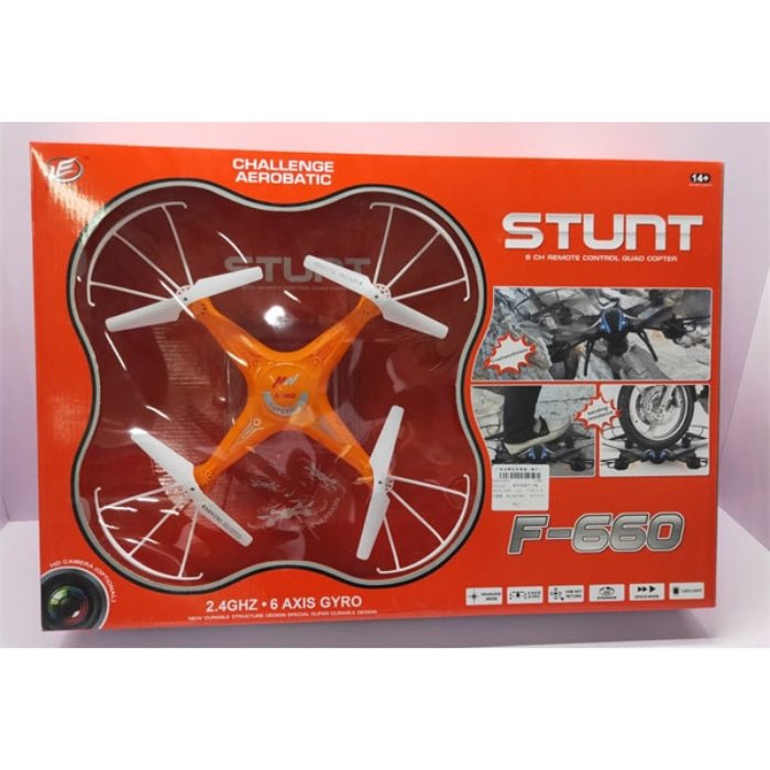 2.4GHz Remote Control Stunt Drone F - 660 - BLL - HC - 660B - Planet Junior