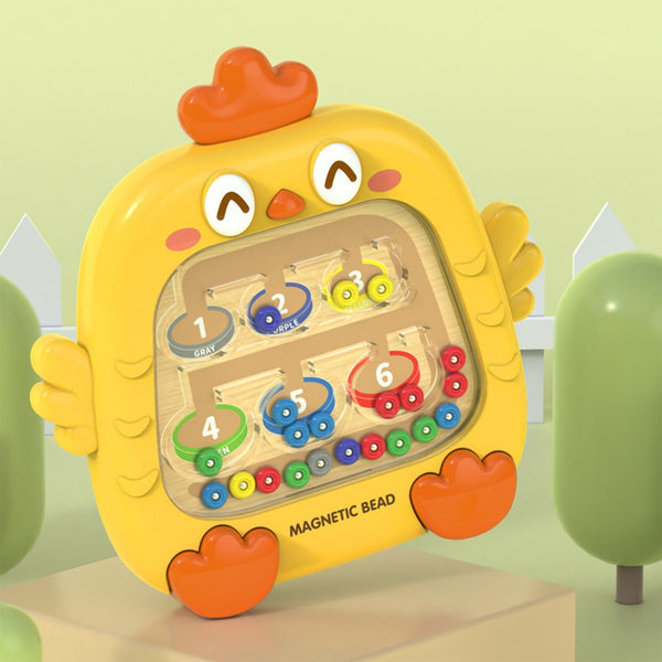 Chick Magnetic Drawing Board with Numbers & Colors Maze