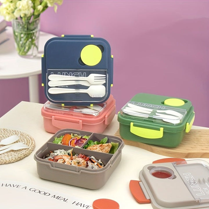 3 Compartment Metal Lunch Box for Kids - SLT - 5877 - Planet Junior