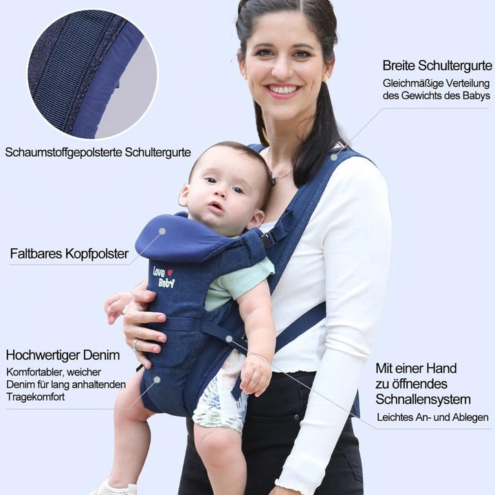 3 - in - 1 Baby Carrier – Safe, Comfortable & Easy to Wear - BLL-BCC-8819A - Planet Junior