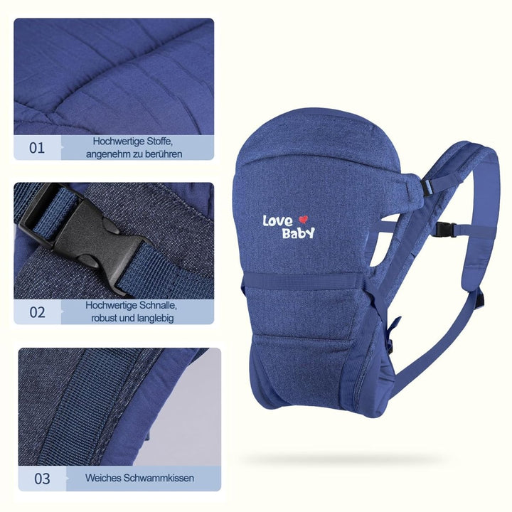 3 - in - 1 Baby Carrier – Safe, Comfortable & Easy to Wear - BLL-BCC-8819A - Planet Junior