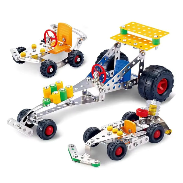 3 - in - 1 DIY Metal Car Model | 291PCS Building Set - BLL - BL - 484 - Planet Junior