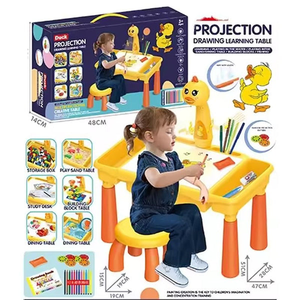 3 in 1 Duck Theme Painting and Drawing Projector - BL20112 - Planet Junior