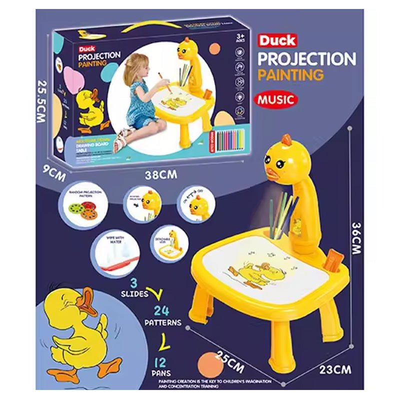 3 in 1 Duck Theme Painting and Drawing Projector - BL20112 - Planet Junior