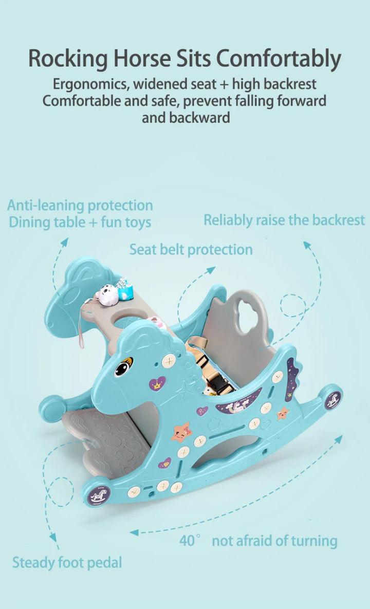 3 in 1 Little Rider MultiFunction Rocking Horse - RTH1 - Planet Junior