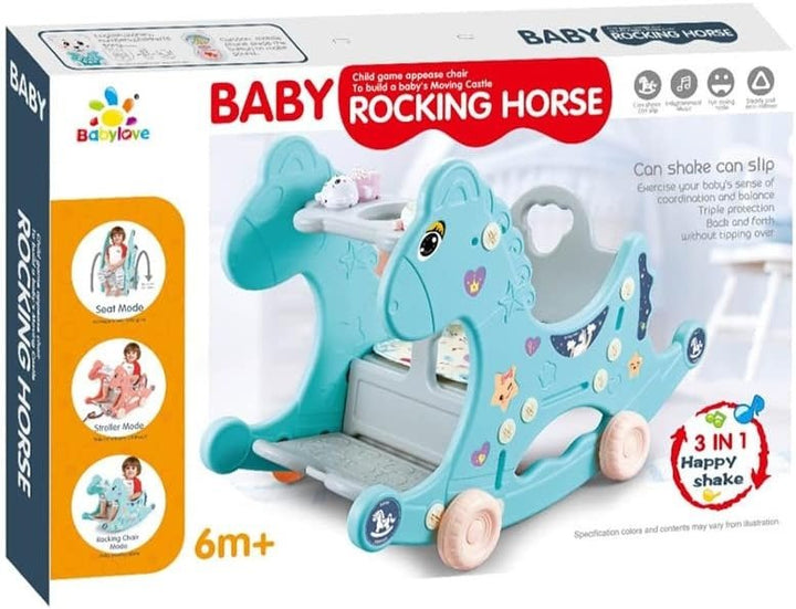 3 in 1 Little Rider MultiFunction Rocking Horse - RTH1 - Planet Junior