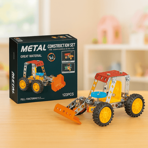 3 - in - 1 Metal Trucks Construction Set - BLL - BL - 6607 - Planet Junior