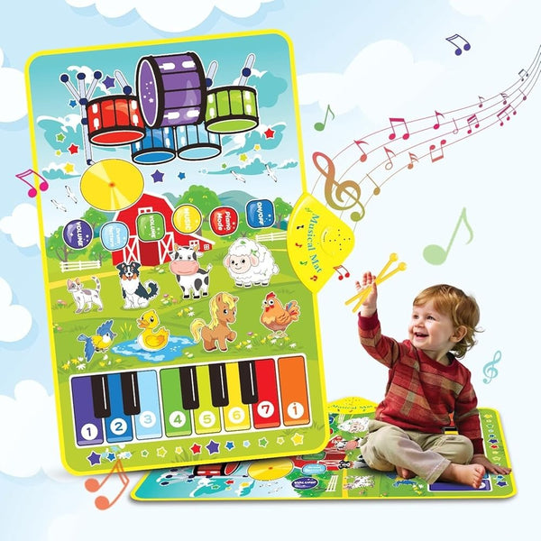 3 in 1 Musical Instruments Drum Mat for Kids - YQ3230 - Planet Junior