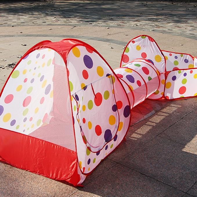 NUBUNI 4 en 1 Pop Up Jouer Tente avec Tunnel, Balle Pit pour Les Enfants, garçons, Filles, bébés et Enfants en Bas âge, Playhouse intérieur/extérieur NUBUNI 4 en 1 Pop Up Jouer Tente avec Tunnel, Balle Pit pour Les Enfants, garçons, Filles, bébés et Enfants en Bas âge, Playhouse intérieur/extérieur