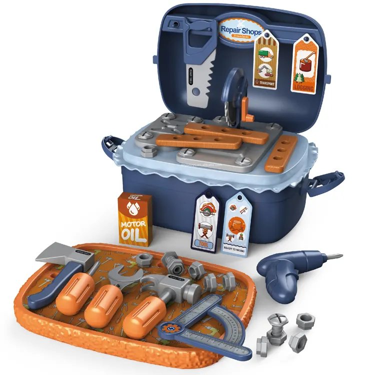 3 - in - 1 Portable Kids Tool Workshop - BLL - BI - 25747 - Planet Junior