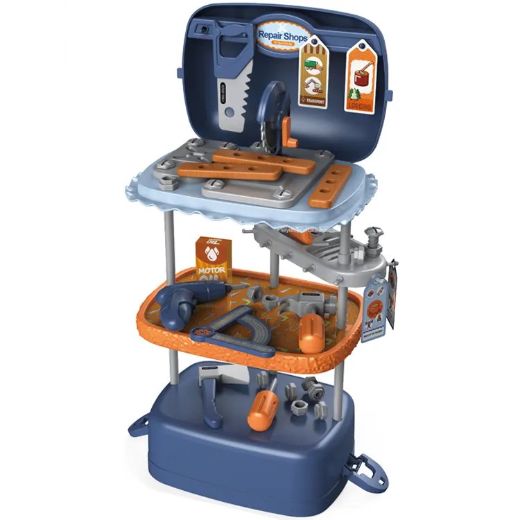 3 - in - 1 Portable Kids Tool Workshop - BLL - BI - 25747 - Planet Junior