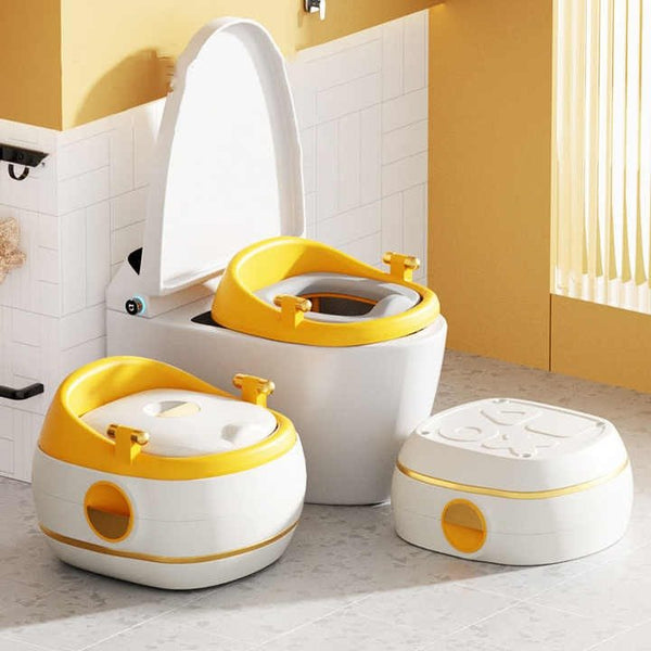 3 in 1 Potty Training Seat with Anti - Slip Step Stool - BLL - PT - 2323MK - Planet Junior