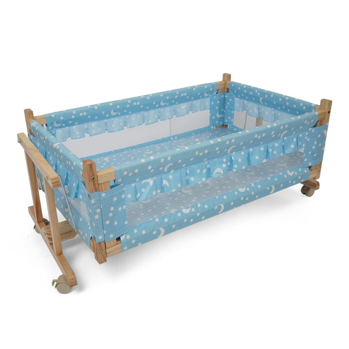 3 in 1 RestfulRoots Baby Cot with Swing and Drawer - BLL - BC - 530 - Planet Junior