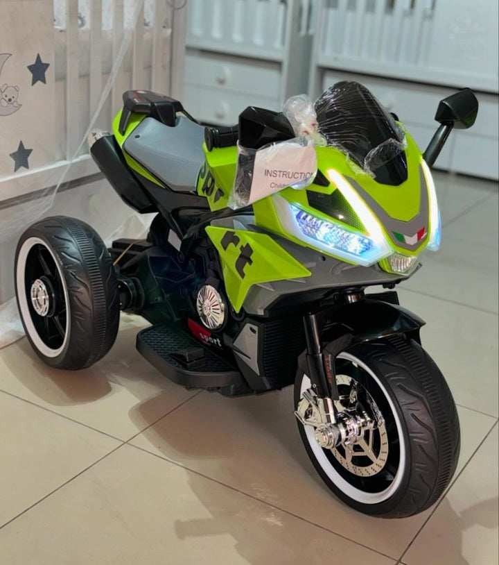 3 - Wheel Heavy Bike For Kids Outdoor Adventure - BLL - MB - 6886FB GRN & PNK - Planet Junior