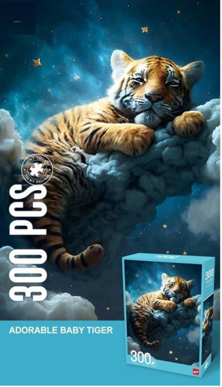 300 Pc Cute Tiger Cub Puzzle - GXF300 - 12 - Planet Junior