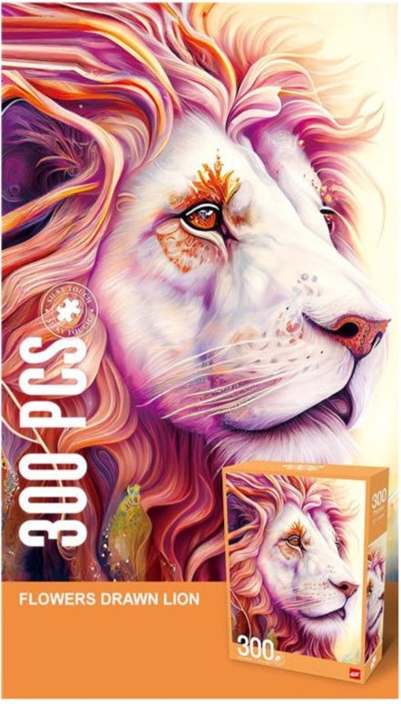 300 Pc Wild Lion Themed Puzzle - GXF300 - 3 - Planet Junior