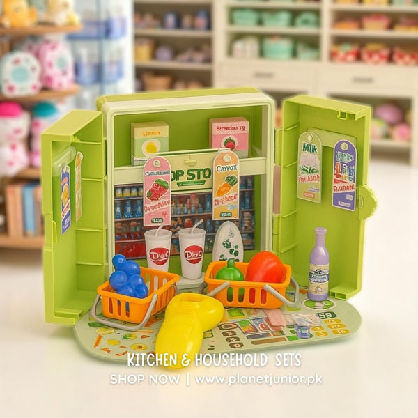 36 - Piece Cookie Supermarket Set with Backpack - SLT - 25771 - Planet Junior