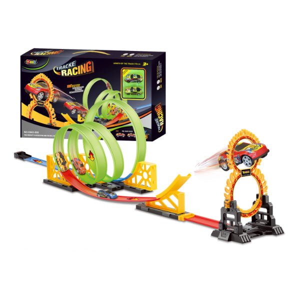 360° Rotation Stunt Car Track Racing Play Set - BLL - TR - 663 - 508T - Planet Junior