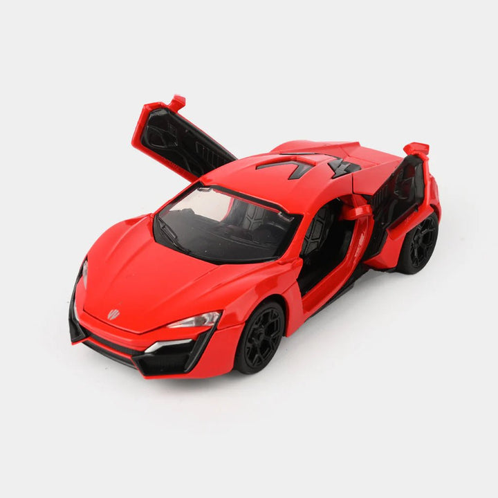 3D Frame Die - Cast Super Car - ZT - 8013RD - Planet Junior