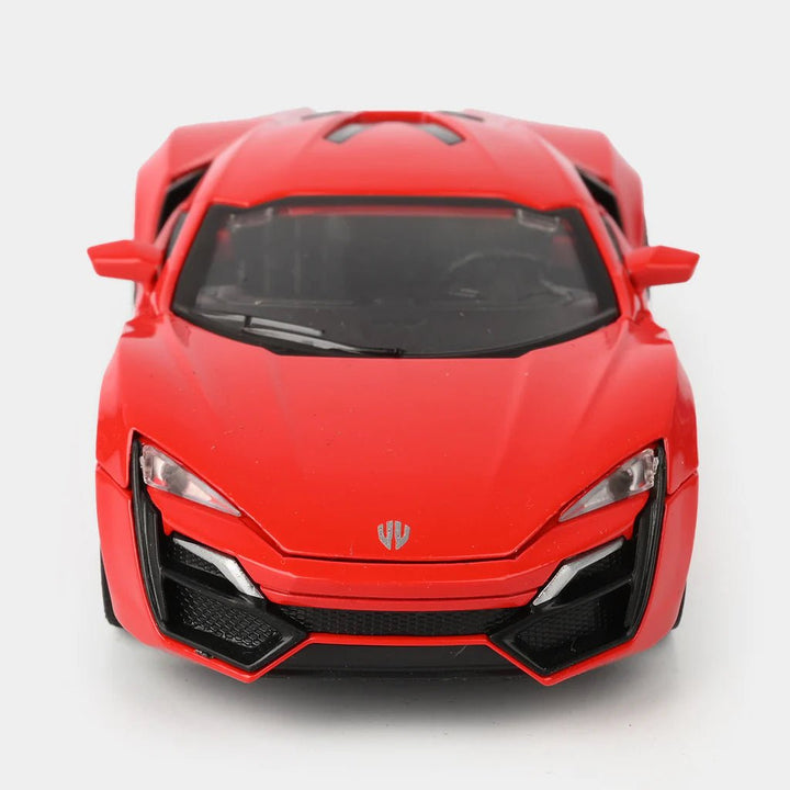 3D Frame Die - Cast Super Car - ZT - 8013RD - Planet Junior