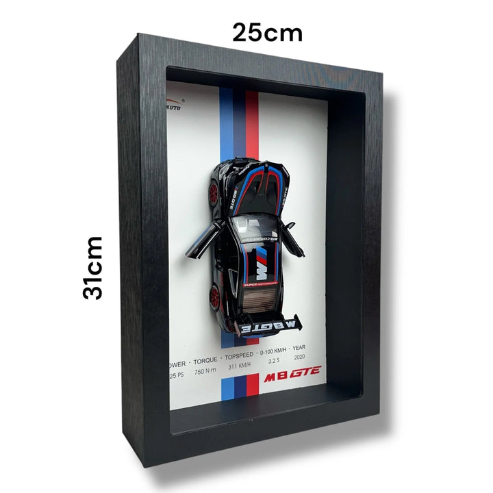 3D Frame DieCast BMW M Series Model - ZT - 8034BLK - Planet Junior