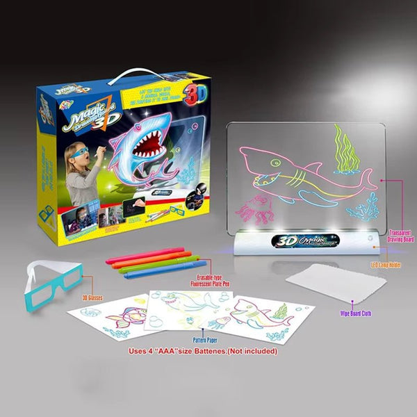 3D Magic Drawing Board - BLL - ET - 171YM - Planet Junior