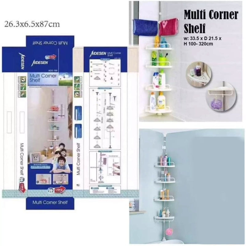 4 Tier Adjustable Shelf Bathroom Organizer - BLL - CH - 188ADS - Planet Junior