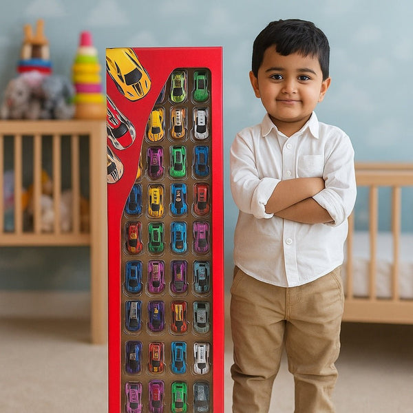 🏁 40Pcs Mini Alloy Pullback Racing Cars Set - AKT-911A - Planet Junior