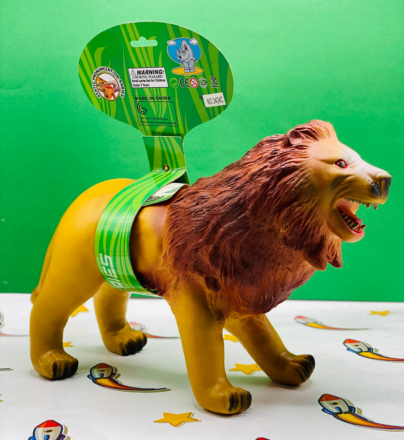 Rubber Musical Lion Figure