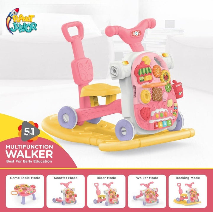 5 - in - 1 Activity Musical Baby Walker - DB - 2018 - Planet Junior