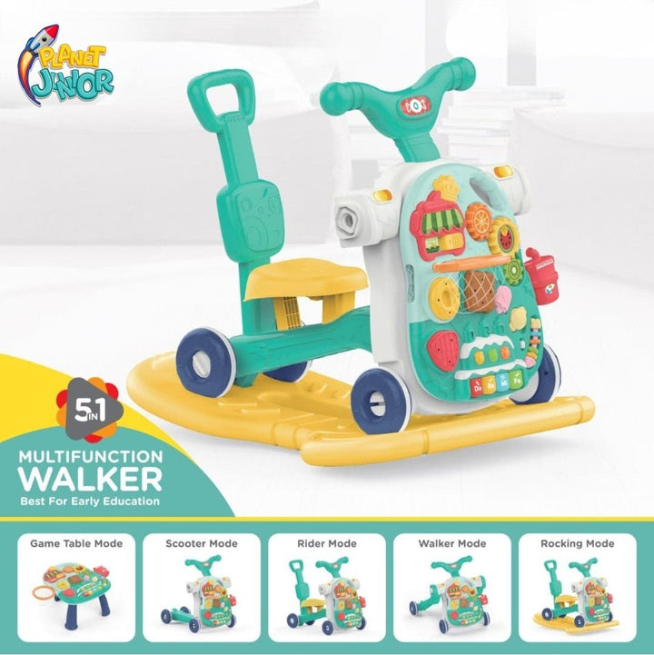 5 - in - 1 Activity Musical Baby Walker - DB - 2018 - Planet Junior
