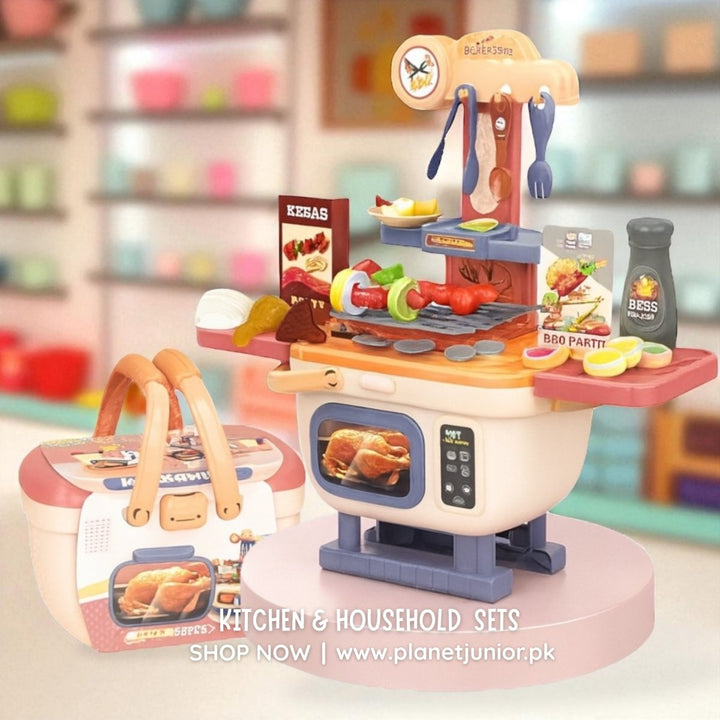 56 Pcs Handheld BBQ Grill Set - BLL - GT - 8132 - Planet Junior