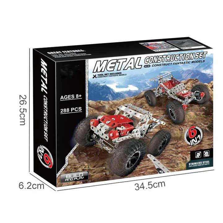 5in1 Engineering Metal Model Truck Construction Set - BLL - BL - 869 - 5 - Planet Junior