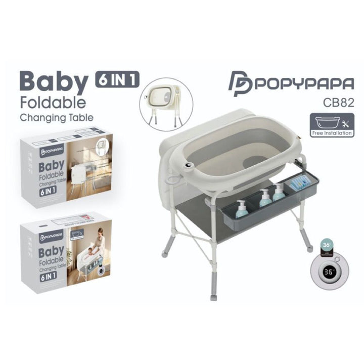 6 in 1 Baby Bath Station – Safe, Comfortable & Convenient Bathing for Little Ones - BLL-BS-82CB - Planet Junior