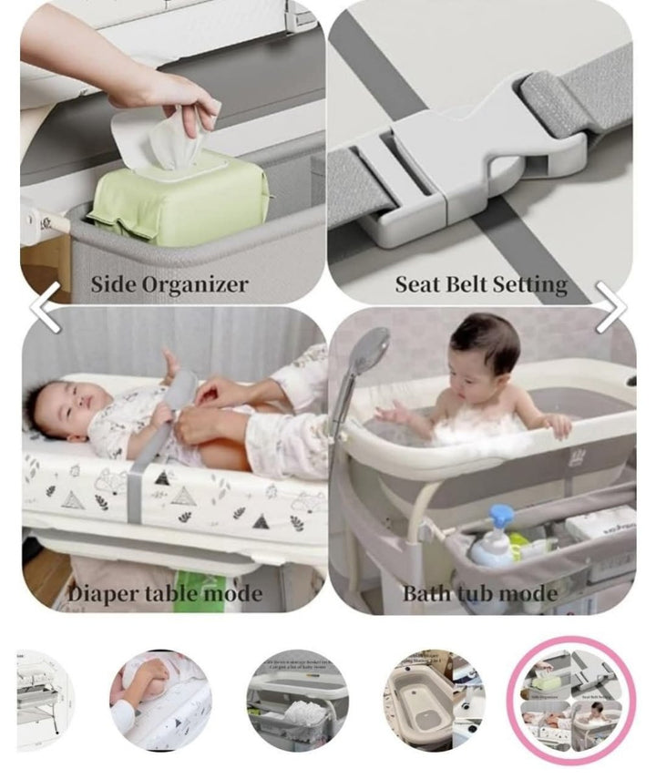 6 in 1 Baby Bath Station – Safe, Comfortable & Convenient Bathing for Little Ones - BLL-BS-82CB - Planet Junior