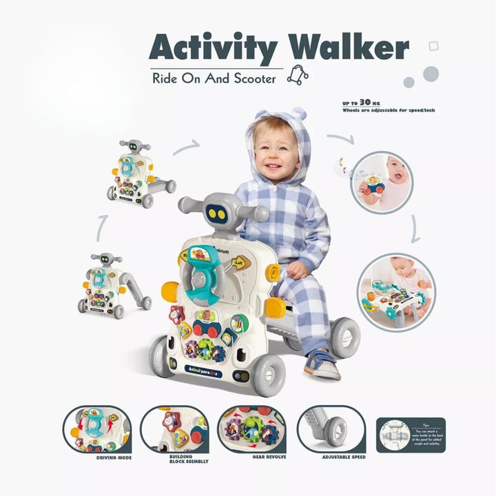 6 - in - 1 Multifunction Musical Baby Walker - DB - 7603 - Planet Junior