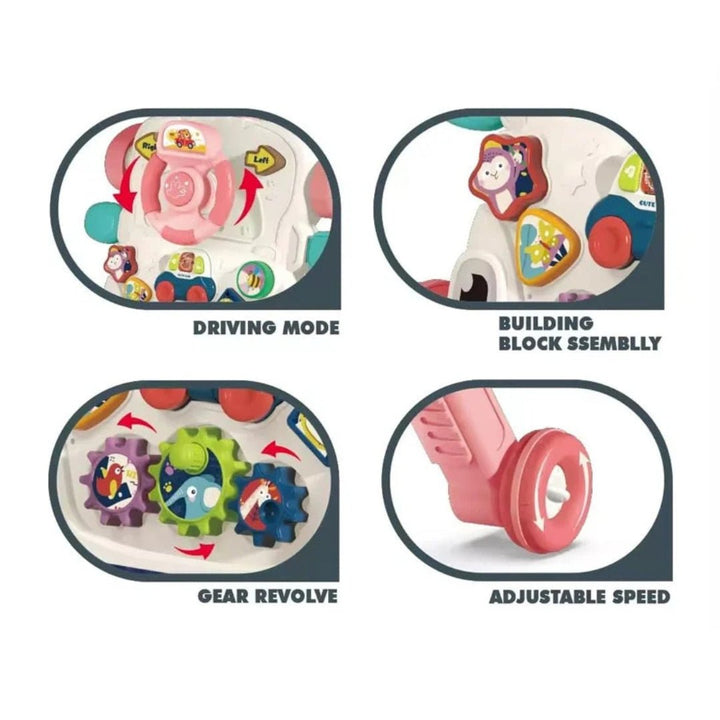 6 - in - 1 Multifunction Musical Baby Walker - DB - 7603 - Planet Junior