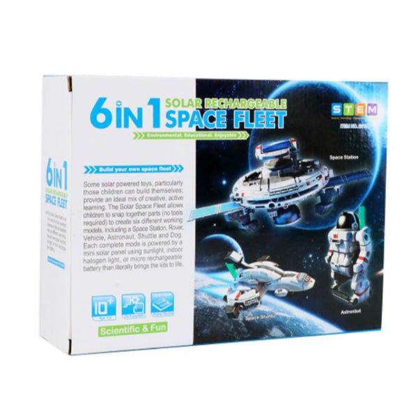 6 - in - 1 Solar Robot Kit for Kids Space Science Explore - BLL - FG - 2117A - Planet Junior