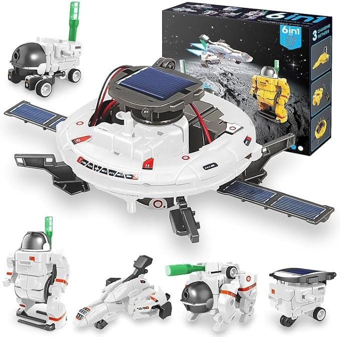 6 - in - 1 Solar Robot Kit for Kids Space Science Explore - BLL - FG - 2117A - Planet Junior